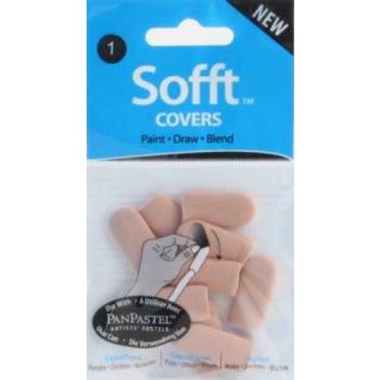 PanPastel 62001 Sofft Covers - No. 1 Round (10)