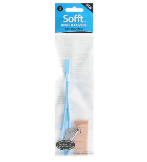 PanPastel 65002 Knife & Covers - No. 1 Round