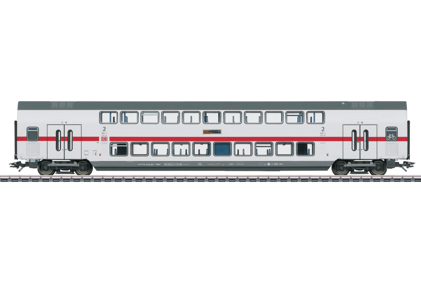 Marklin 43487 HO DB AG 2nd Class IC2 Type DBpza 682.2 Bi-Level Intermediate Car