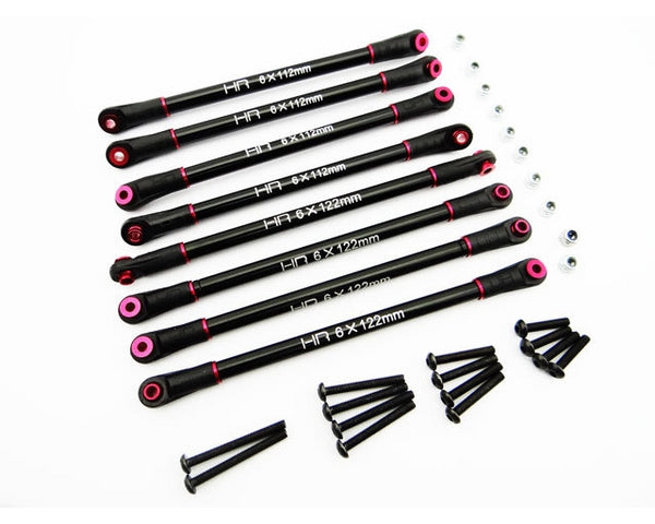 Hot Racing SCX305TL01 Aluminum 4-Link (Four Link) Set for 12in (305mm)