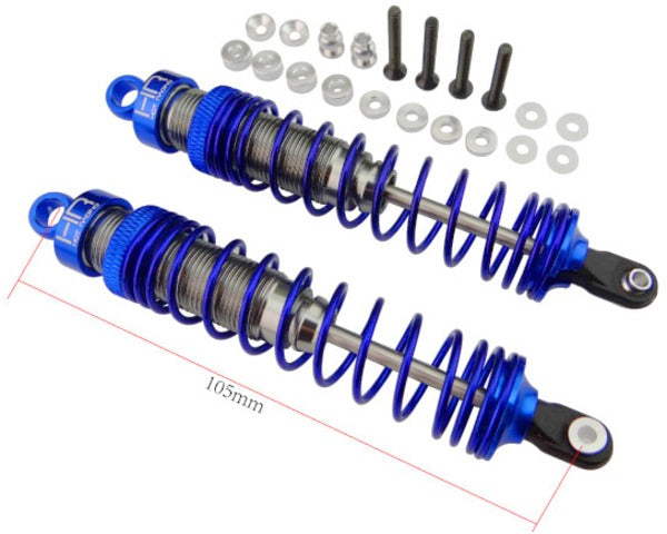 Hot Racing TD105X06 Aluminum 105mm Hd Big Bore Shocks (Pack of 2)