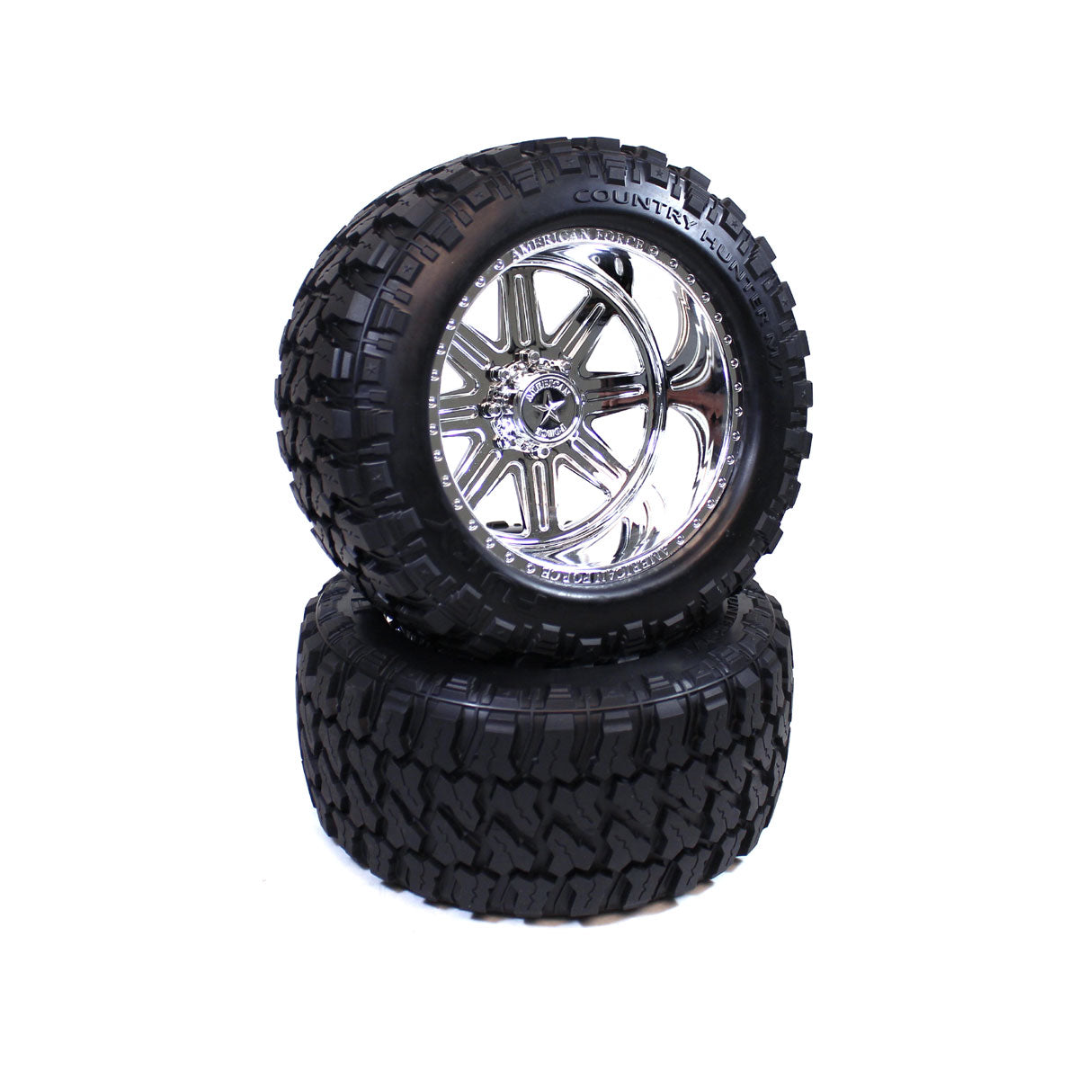 CEN CKR0506 Pre-Glued Legend SS8 Wheels and Country Hunter Tires