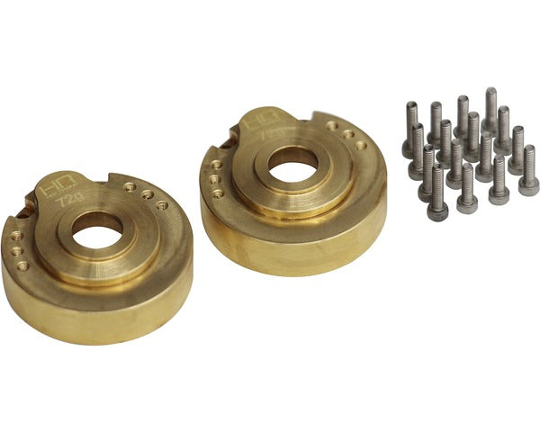 Hot Racing TRXF21HE TRX-4 Heavy 72g Modular Brass Outer Portal Drive Housing