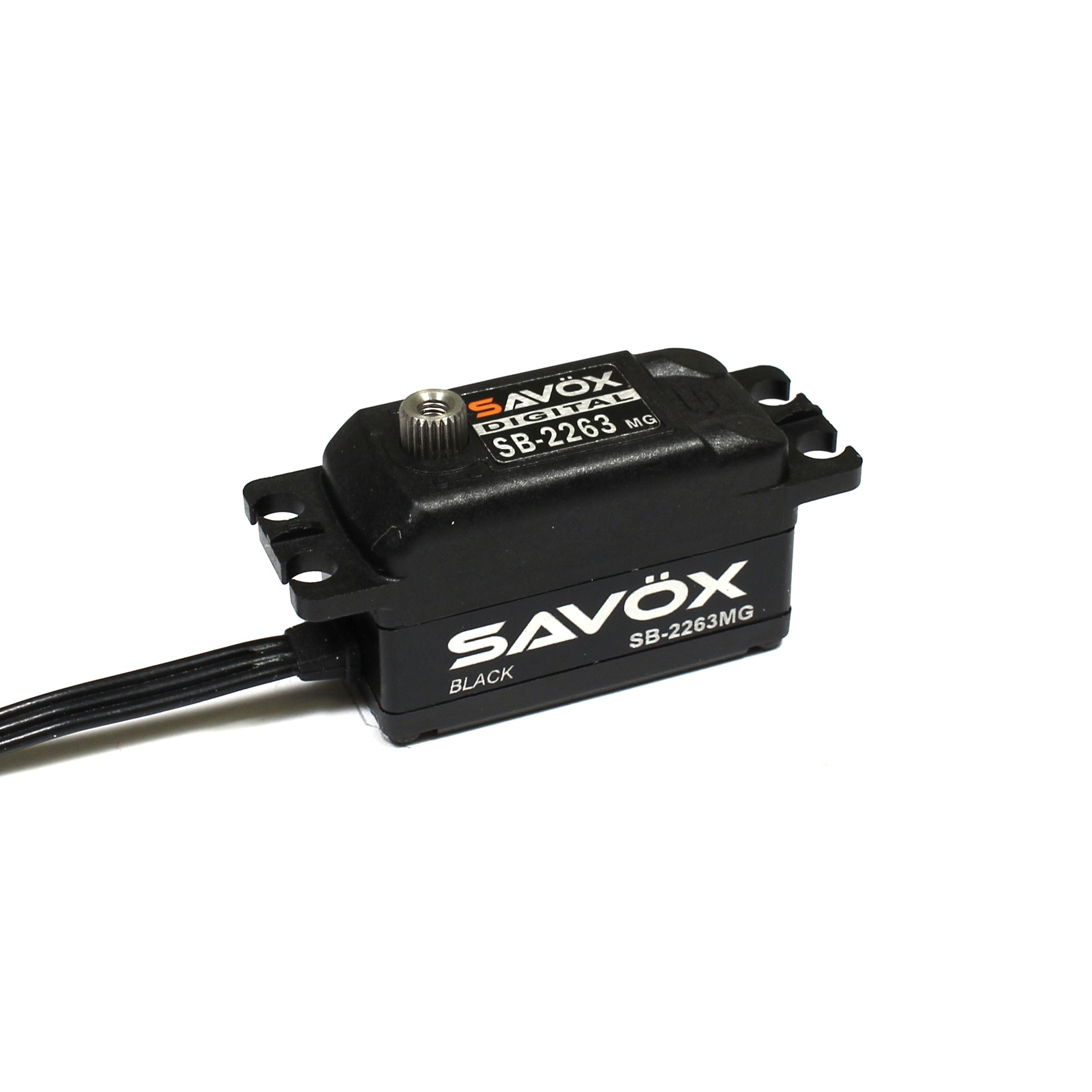 Savox SB2263MG-BE Black Edition Low Profile Brushless Digital Servo 0.076/138.9