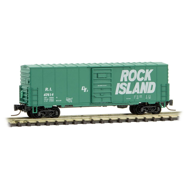 MicroTrains 50300181 Z Rock Island 40’ Standard Box Cars #47414 MT/Box