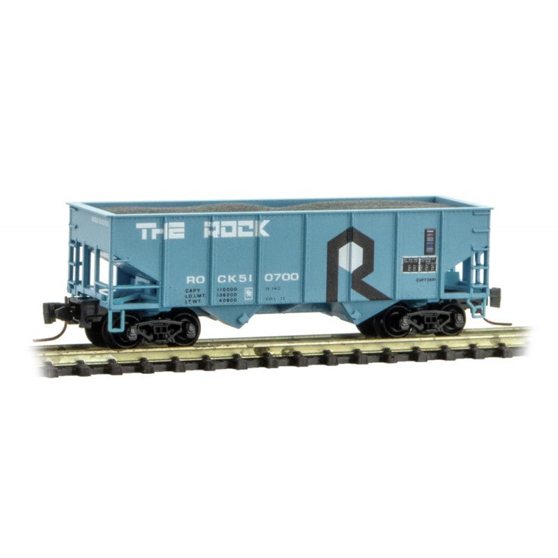 Micro-Trains 53400091 Z Rock Island Line 33’ Twin Bay Hopper #510700