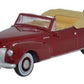 Oxford Diecast 87LC41001 HO 1941 Lincoln Continental Maroon Car