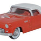 Oxford Diecast 87TH56004 HO 1:87 Red/White 1956 Ford Thunderbird Fiesta Car