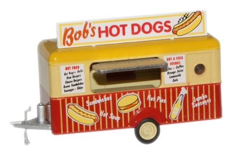 Oxford Diecast 87TR001 1:87 Bobs Hot Dogs Mobile Trailer