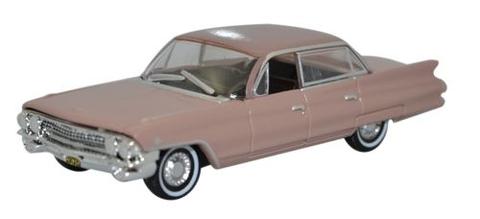 Oxford Diecast 87CSD61001 1:87 1961 Cadillac Sedan DeVille Metallic Topaz