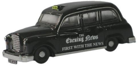 Oxford Diecast NFX4002 1:148 Eve News - Austin FX4 Taxi