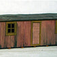 Banta Model Works 102 O Ridgway Boxcar Storage Shed Laser- Cut Basswood Kit