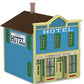 MTH 30-90574 O Commodore Hotel RailKing 2-Story Hotel Building