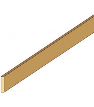 Northeastern Scale Lumber 169 3/64" x 1/4" x 24" Basswood Strips - Stripwood