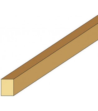 Northeastern Scale Lumber 262 3/16" x 1/4" x 24" Basswood Strips - Stripwood