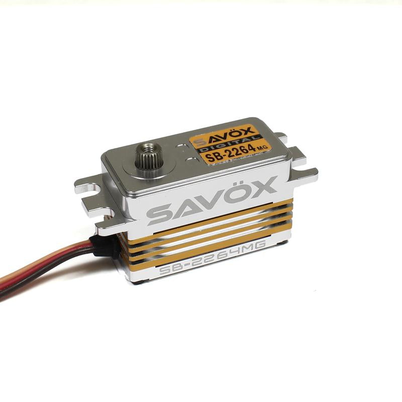 Savox SB2264MG Low Profile High Voltage Brushless Servo .085/208.3 @ 7.4V