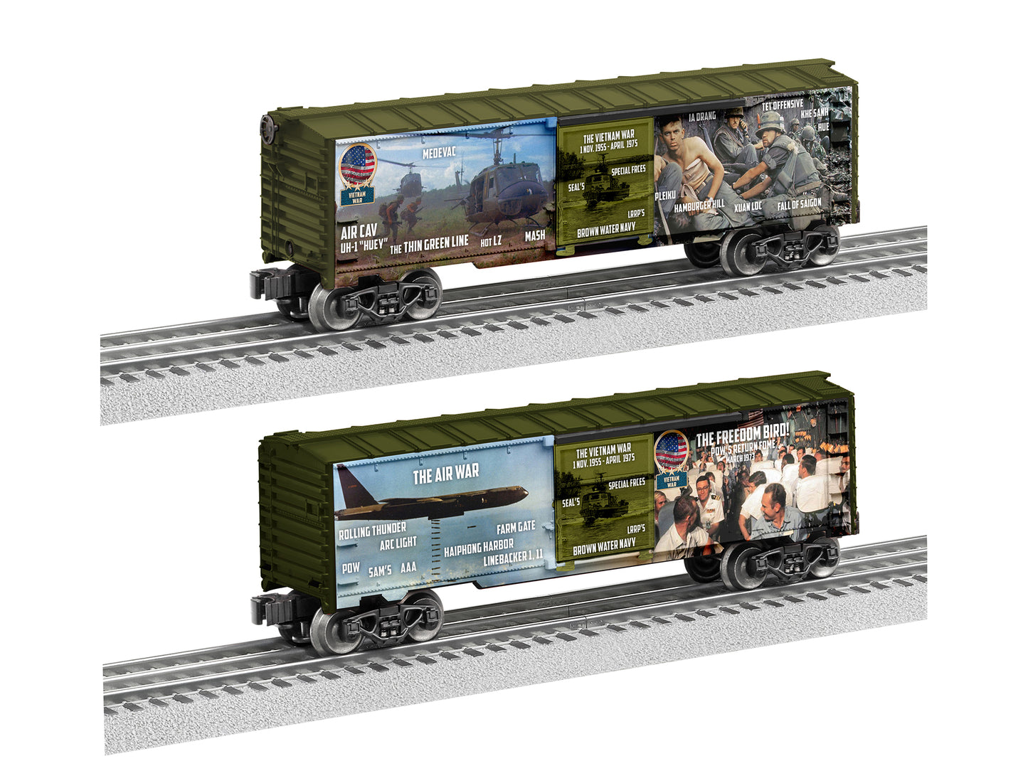 Lionel 6-84671 O USA Vietnam War Boxcar