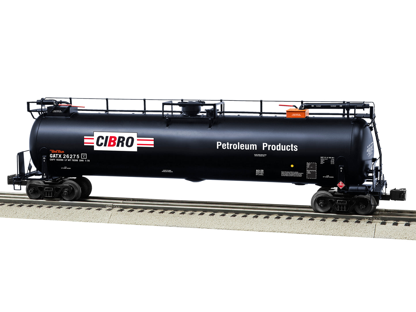 Lionel 6-85157 O Scale Cibro Tank Train Car Black #26273
