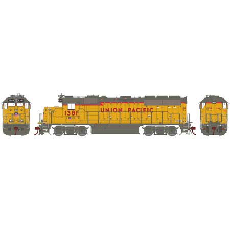 Athearn G65669 HO Union Pacific GP40-2 Diesel Locomotive #1381