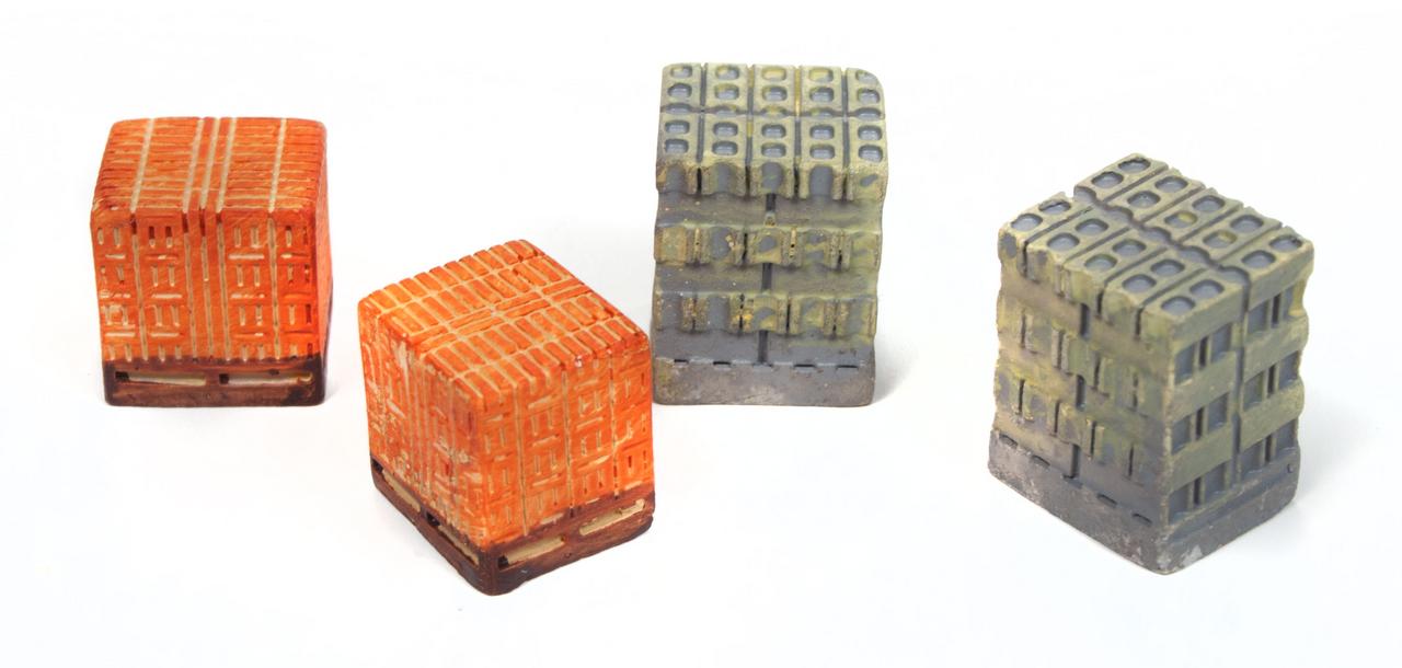 Classic Metal Works 20231 HO Mini Details Brick and Block Loads (Set of 4)