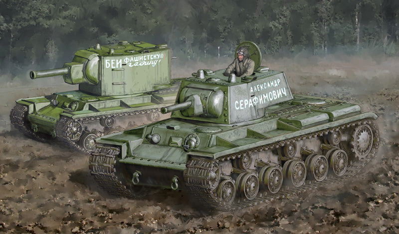 Italeri 15763 1:56 KV-1/KV-2