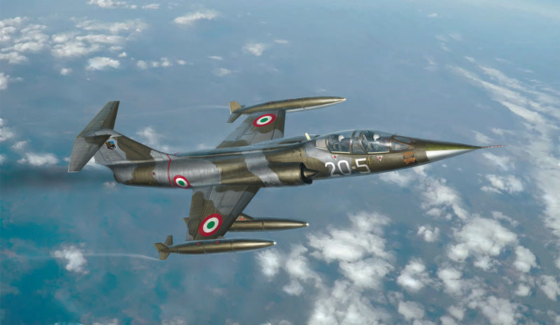 Italeri 2509 1:32 TF-104 G Starfighter Military Aircraft Plane Model Kit