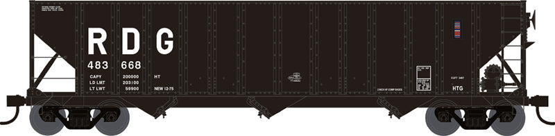 Bowser 43237 HO Reading H-43 100-Ton Hopper Car #484213