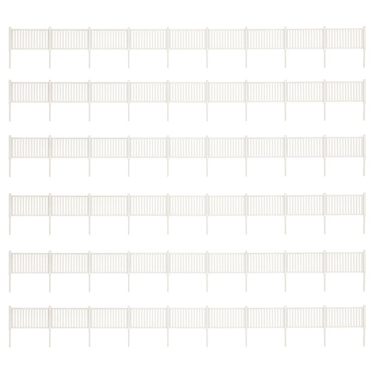 Faller 180428 HO 1242 mm Modern Fence Scenery Accessory Kit