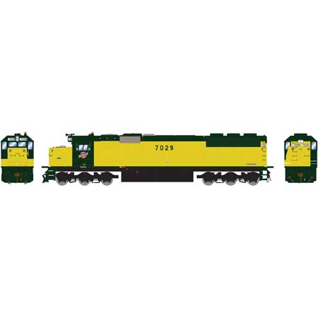 Athearn 86948 HO C&NW/Zito Yellow RTR SD50 Diesel Locomotive w/DCC & Sound #7029