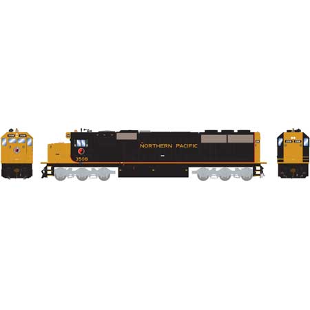 Athearn 86957 HO Northern Pacific RTR SD50 Diesel Locomotive w/DCC & Sound #3508