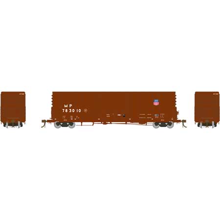 Athearn G26665 HO MP/UP 50' PC&F Box with 10'6" Door Shield #783010