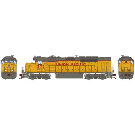 Athearn G63734 HO Union Pacific GP40P-2 Diesel Locomotive #1373