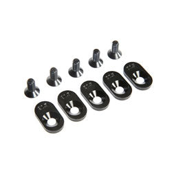 Losi 252104 EngineMntInsert&Screws, BLK, 20.5T: 5ive-T 2.0 (5)