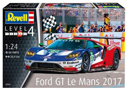 Revell of Germany 07041 1:24 2017 Ford GT Le Mans Racing Car Plastic Model Kit
