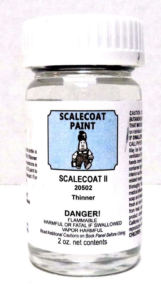 ScaleCoat 20502 Scalecoat II Thinner - 2 oz Bottle