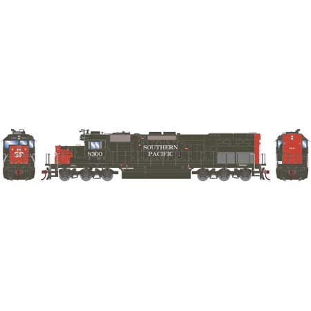 Athearn 86795 HO SP SD40T-2 Diesel Locomotive with DCC & Sound #8300