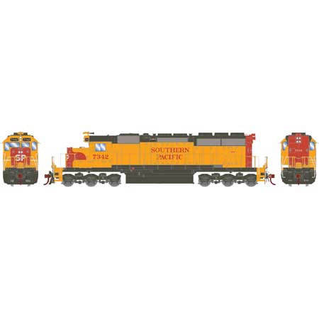 Athearn 86817 HO SP/Orange RTR SD40 Diesel Locomotive with DCC & Sound #7342