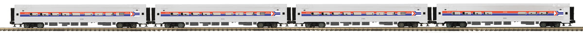 MTH 20-64012 O Amtrak Premier Amfleet Phase 1 Passenger Car Set (Set of 4) MT/Box