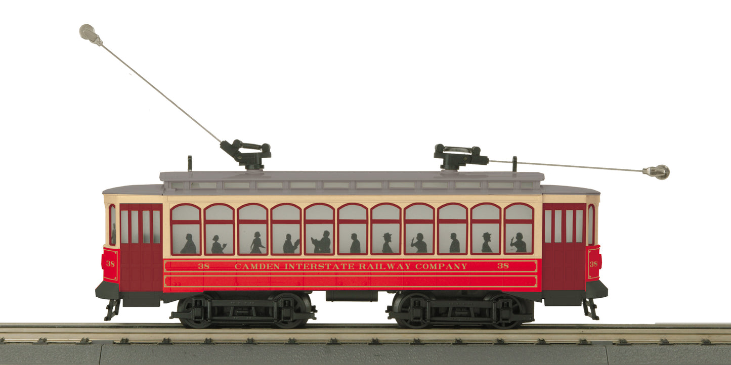 MTH 30-5171-1 O-27 Camden Interstate Brill Trolley with PS3 #38