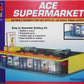 Life Like 433-1330 HO Scale Ace Super Market Molded in Colors Building Kit