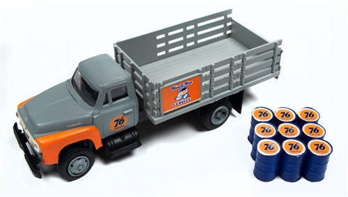 Classic Metal Works 40001 HO Mini Metals Union 76 '54 Ford Stakebed Truck w/Oil
