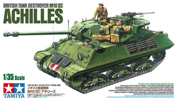 Tamiya 35366 1:35 British M10 Iic Achilles Armor Plastic Model Kit