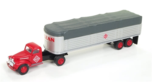 Classic Metal Works 31169 1:87 Mini Metals McLean '41-46 Chevy Tractor/Wagon Set