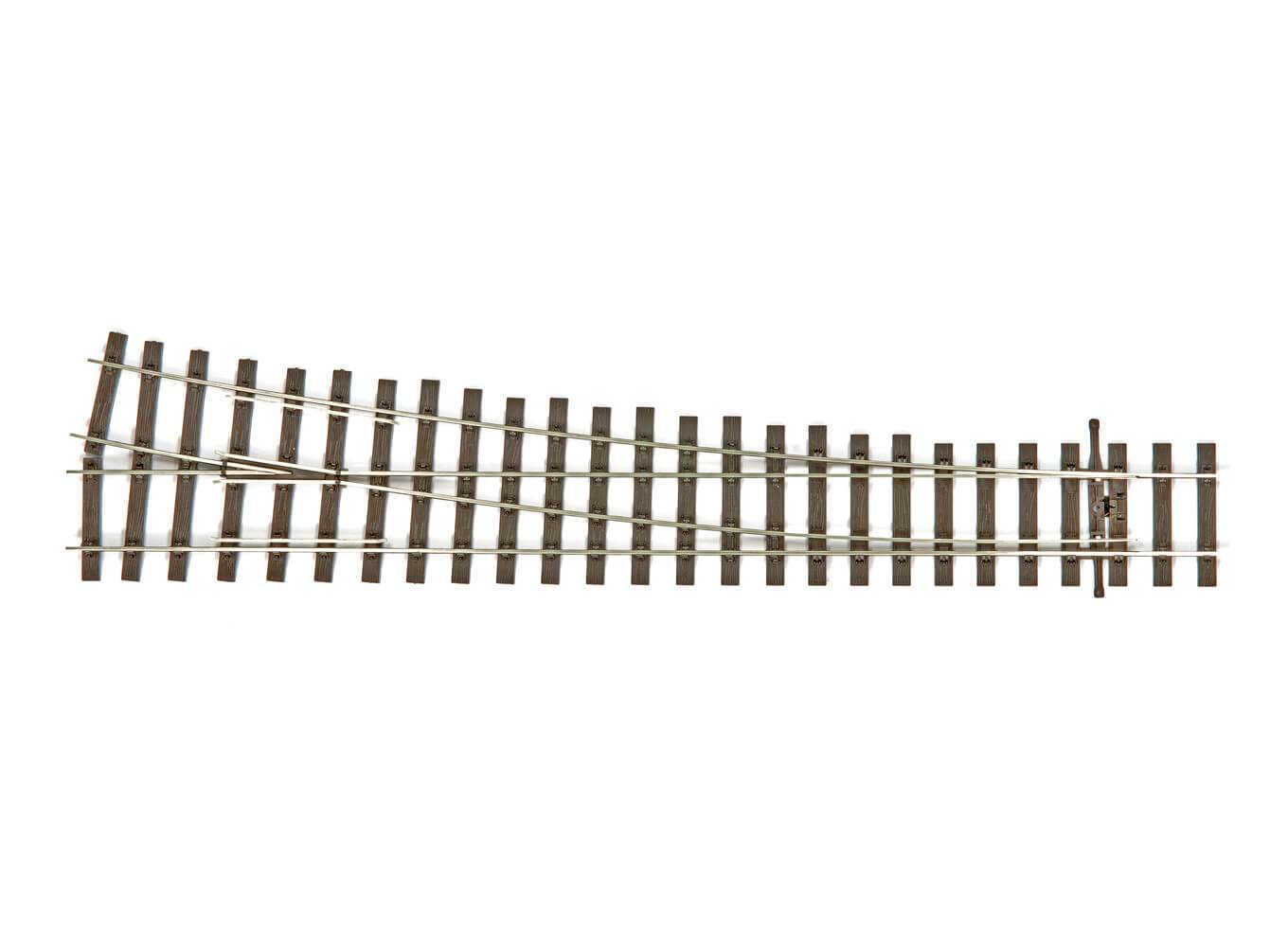 Peco SL-U1188 OO/HO Code 75 Large Radius Right Hand 2-Way Switch Turnout