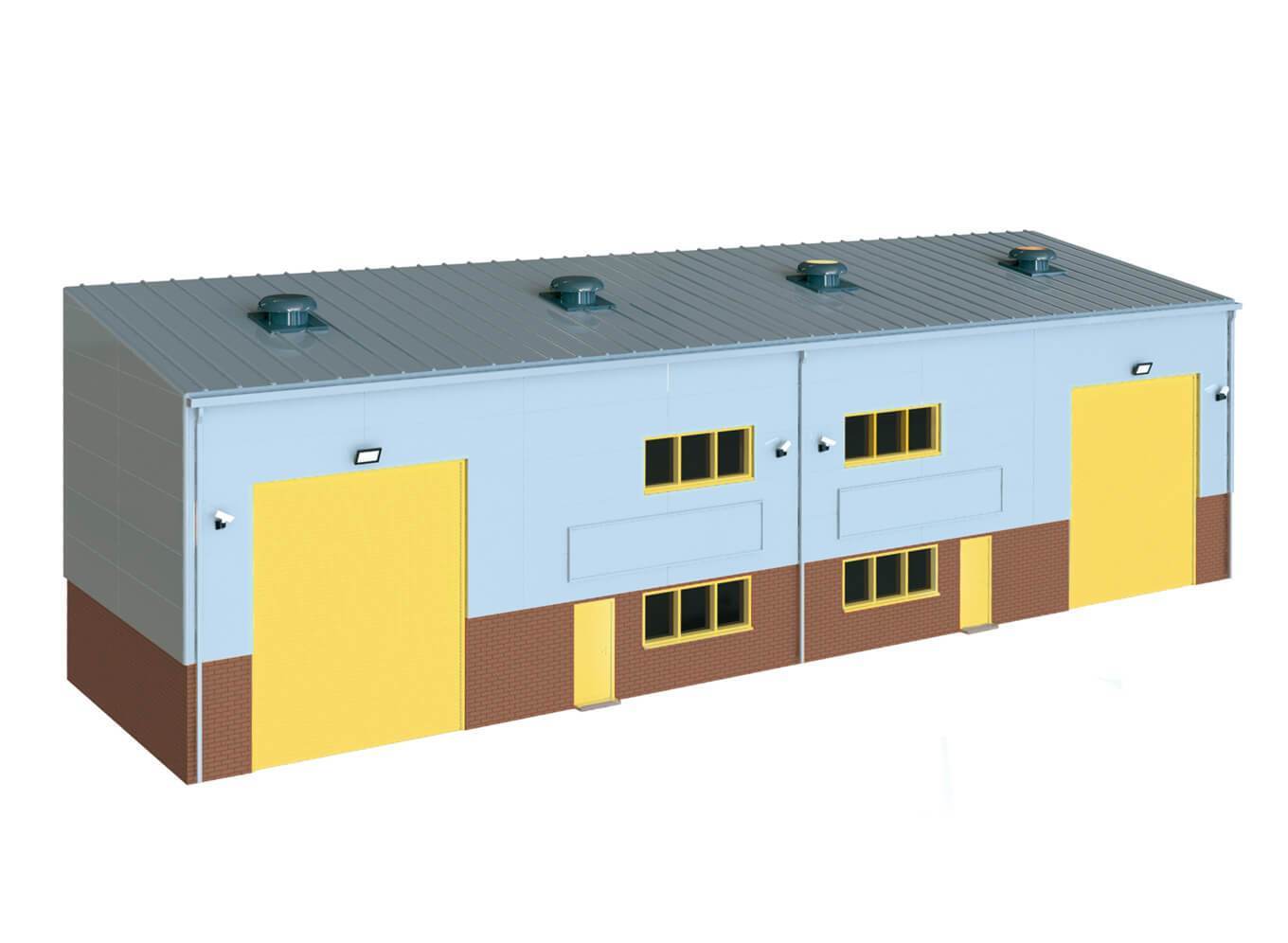 Wills Kits SSM300 OO/HO Industrial/Retail Unit Base Kit