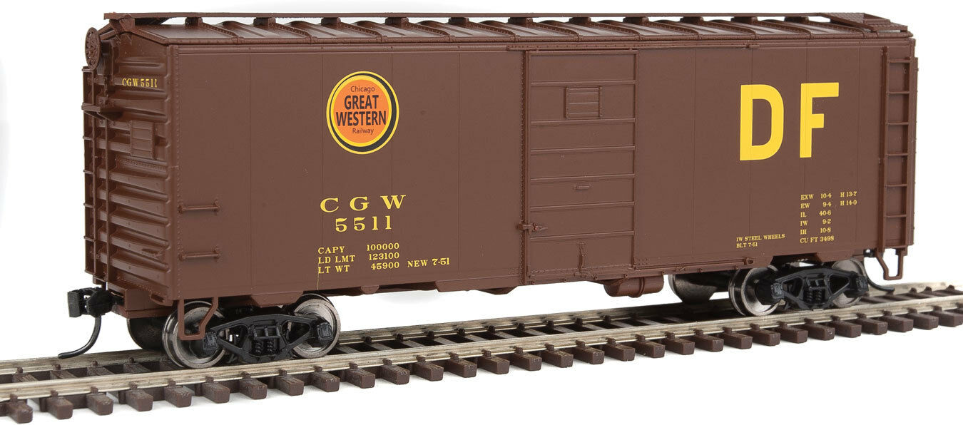 Walthers 910-1400 HO Chicago Great Western 40' PS-1 Boxcar Ready to Run #5511
