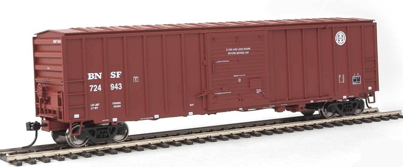 Walthers 910-2168 HO BNSF 50' ACF Exterior-Post Boxcar RTR #724943