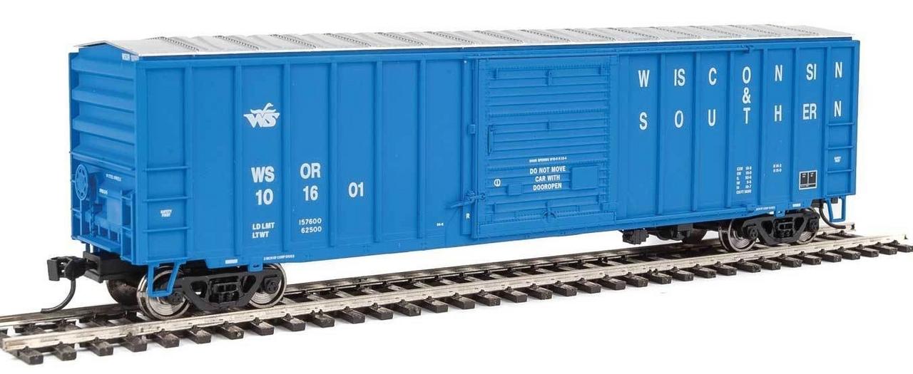Walthers 910-2190 HO Wisconsin and Southern 50' ACF Exterior-Post Boxcar #101601