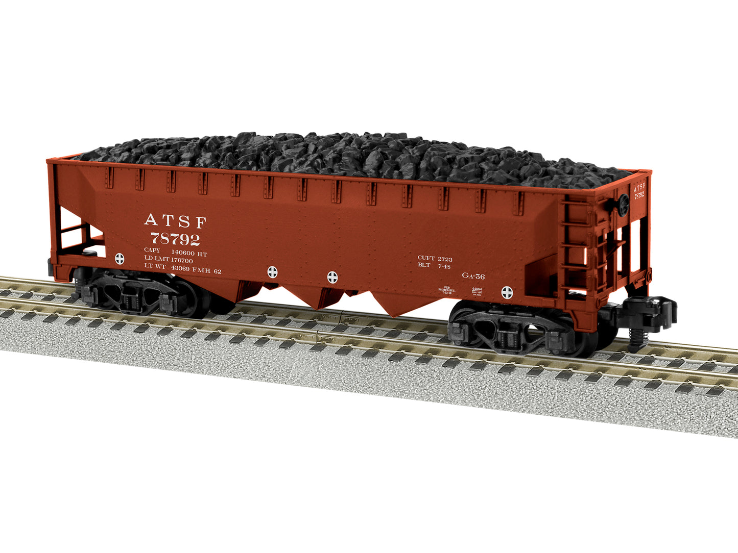 American Flyer 6-44064 S Santa Fe American Flyer 3-Bay Hopper #78792