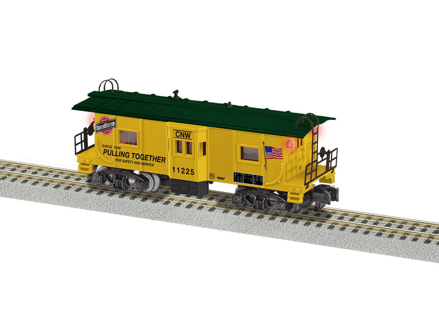 American Flyer 6-44111 S Chicago and North Western Bay Window Caboose